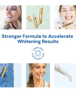 SmileFitPro™ Extra-Strength Teeth Whitening Serum Pen + Dual-Peroxide Formula & Xylitol